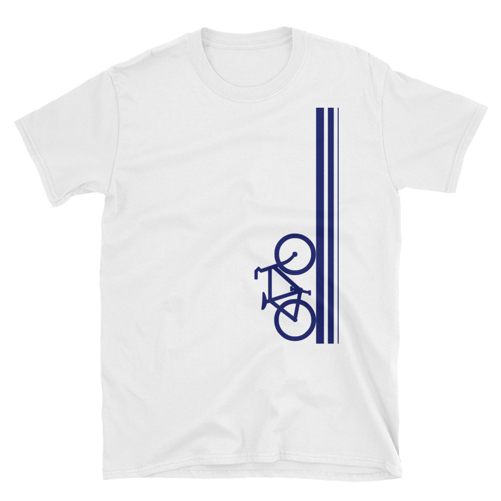 Bike Lines - Short-Sleeve Unisex T-Shirt